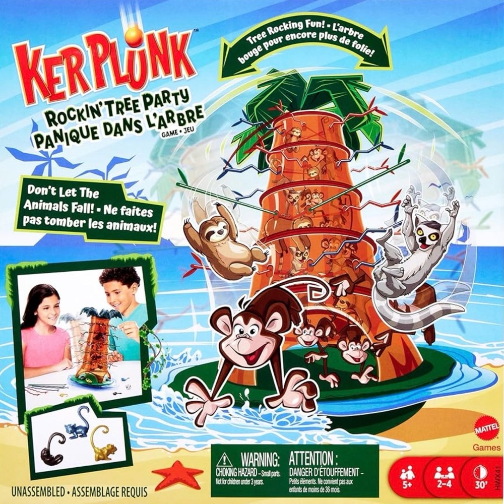 Mattel Kerplunk Rockin' Tree Party game
